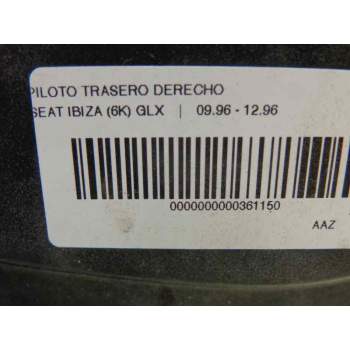 Recambio de piloto trasero derecho para seat ibiza (6k) 1.9 turbodiesel cat (aaz) referencia OEM IAM   