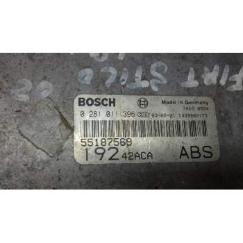 Recambio de centralita motor uce para fiat stilo (192) 1.9 8v jtd cat referencia OEM IAM 0281011396 55187569 19242ACA