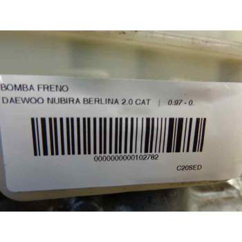 Recambio de bomba freno para daewoo nubira berlina 2.0 cat referencia OEM IAM   90760