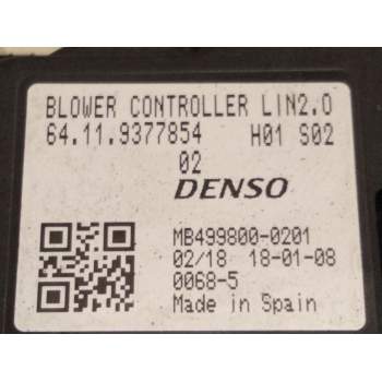 Recambio de resistencia calefaccion para bmw 2 gran tourer (f46) 218 d referencia OEM IAM 9377854  