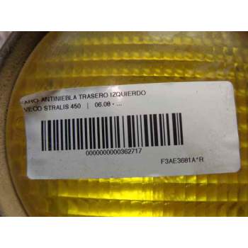Recambio de faro antiniebla trasero izquierdo para iveco stralis 450 referencia OEM IAM   
