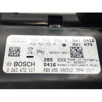 Recambio de cuadro instrumentos para audi a6 lim. (4g2) referencia OEM IAM 4G8920931N  
