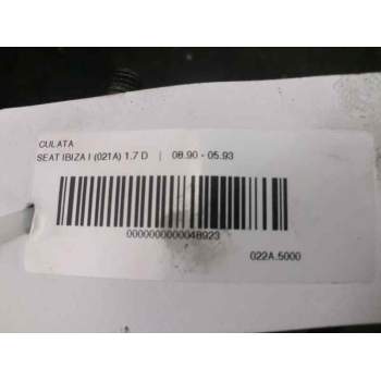 Recambio de culata para seat ibiza 1.7 diesel referencia OEM IAM HM700AA170  22017