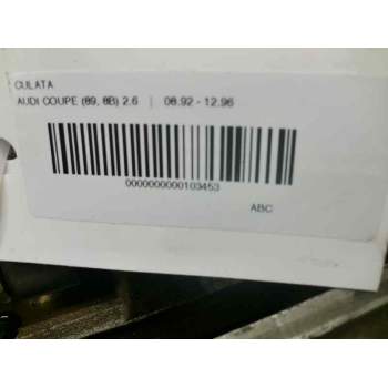 Recambio de culata para audi coupe (8b3) 2.6 v6 cat (abc) referencia OEM IAM H2WWO  91442