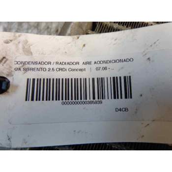 Recambio de condensador / radiador aire acondicionado para kia sorento 2.5 crdi concept referencia OEM IAM   