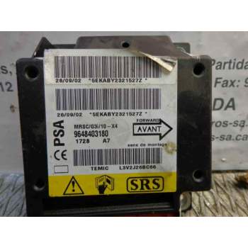 Recambio de centralita airbag para citroën c5 berlina 2.2 hdi exclusive automático referencia OEM IAM 9648403180  