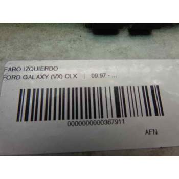 Recambio de faro izquierdo para ford galaxy (vx) clx referencia OEM IAM 1005728  