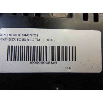 Recambio de cuadro instrumentos para seat ibiza sc (6j1) 1.9 tdi referencia OEM IAM A2C53332250  