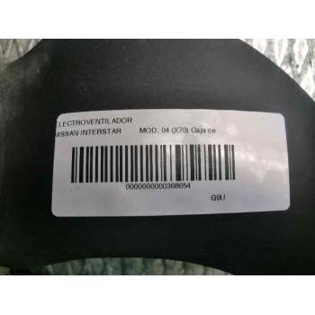 Recambio de electroventilador para nissan interstar mod. 04 (x70) 2.5 dci diesel cat referencia OEM IAM   