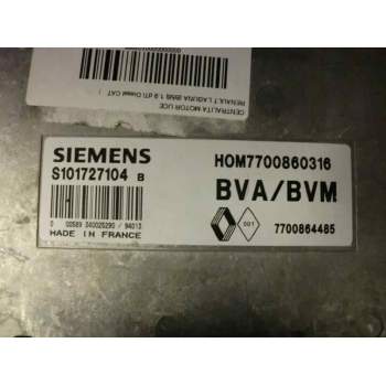 Recambio de centralita motor uce para renault laguna (b56) referencia OEM IAM S101727104B 7700864485 7700860316