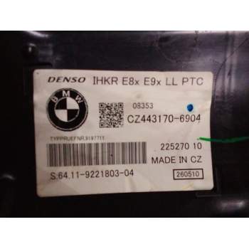 Recambio de calefaccion entera normal para bmw 3 (e90) 318 d referencia OEM IAM 9221803  