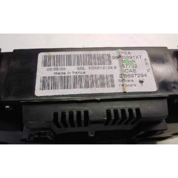 Recambio de mando climatizador para peugeot 307 (s1) xr clim referencia OEM IAM 96430991XT  