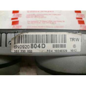 Recambio de cuadro instrumentos para volkswagen polo berlina (6n2) 1.4 16v referencia OEM IAM 6N0920804D VOLKSWAGEN 
