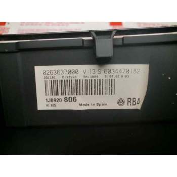 Recambio de cuadro instrumentos para volkswagen golf iv berlina (1j1) 1.4 16v referencia OEM IAM 1J0920806 VOLKSWAGEN 