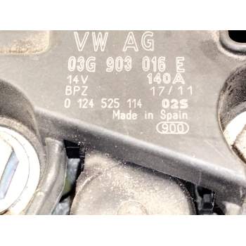 Recambio de alternador para audi a5 (8t3) 2.0 tdi referencia OEM IAM 03G903016  