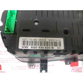 Recambio de cuadro instrumentos para volkswagen polo (9n1) referencia OEM IAM 6Q0920820B VOLKSWAGEN 