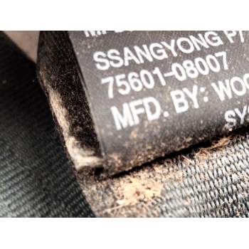 Recambio de cinturon seguridad trasero derecho para ssangyong rexton w / rexton 2.0 xdi referencia OEM IAM 7560108007  