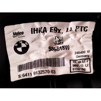 Recambio de calefaccion entera normal para bmw 3 (e90) 318 d referencia OEM IAM 9132570  