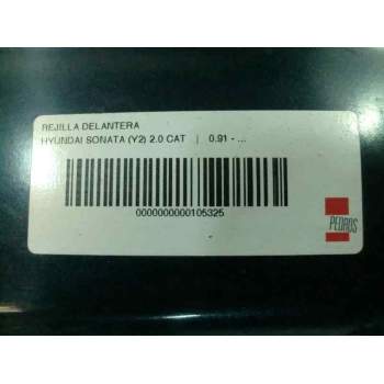 Recambio de rejilla delantera para hyundai sonata (y2) 2.0 cat referencia OEM IAM   92872