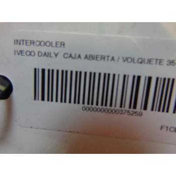 Recambio de intercooler para iveco daily caja abierta / volquete 35 - c 14 caja abierta referencia OEM IAM   