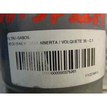 Recambio de filtro gasoil para iveco daily caja abierta / volquete 35 - c 14 caja abierta referencia OEM IAM   