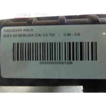 Recambio de radiador agua para audi a6 berlina (c4) 2.5 tdi referencia OEM IAM   