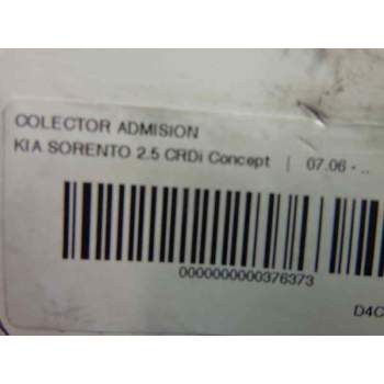 Recambio de colector admision para kia sorento 2.5 crdi concept referencia OEM IAM   