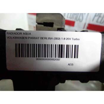 Recambio de radiador agua para volkswagen passat berlina (3b2) 1.8 20v turbo referencia OEM IAM   30338
