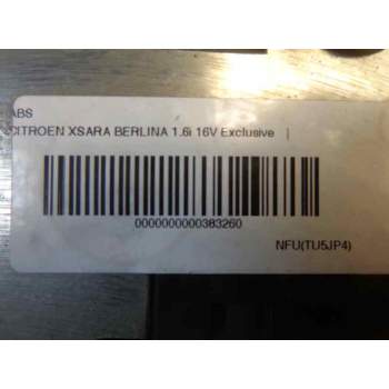Recambio de abs para citroën xsara berlina 1.6i 16v exclusive referencia OEM IAM 9636084480 0265216722 454153