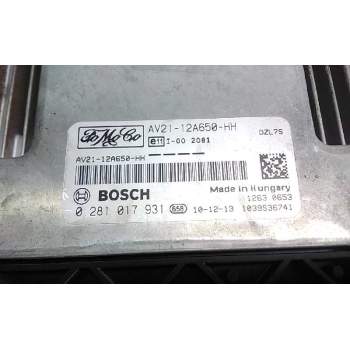 Recambio de centralita motor uce para ford fiesta (cb1) trend referencia OEM IAM AV2112A650HH 0281017931 1039S36741