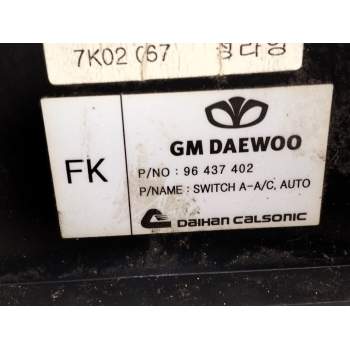 Recambio de mando climatizador para chevrolet aveo / kalos sedán (t250, t255) 1.4 referencia OEM IAM 96437402  