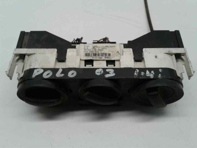 Recambio de mando calefaccion aire acondicionado para volkswagen polo (9n1) 1.2 12v referencia OEM IAM 6Q0820045E  31242