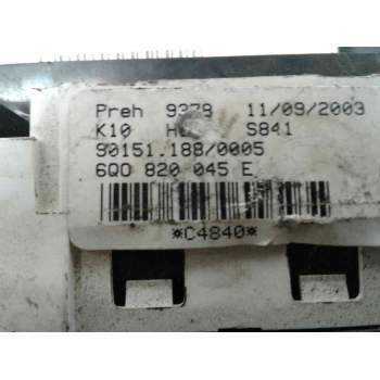 Recambio de mando calefaccion aire acondicionado para volkswagen polo (9n1) 1.2 12v referencia OEM IAM 6Q0820045E  31242