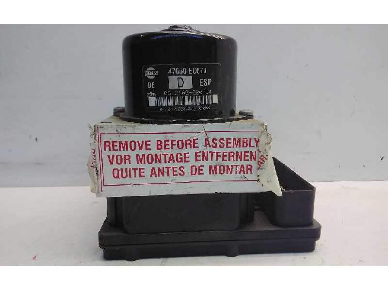 Recambio de centralita abs para nissan pathfinder (r50) referencia OEM IAM 47660EC070 06210202074 06210903283