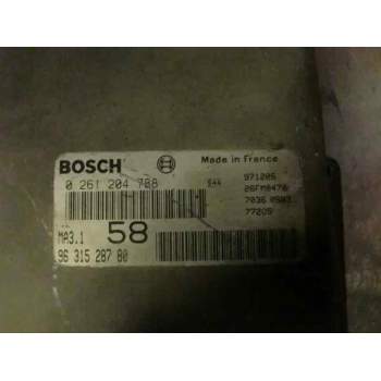 Recambio de centralita motor uce para peugeot 106 (s2) 1.1 referencia OEM IAM 0261204788 9631528780 BOSCH
