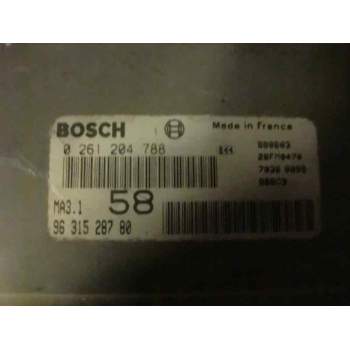 Recambio de centralita motor uce para peugeot 106 (s2) 1.1 referencia OEM IAM 0261204788 9631528780 31325
