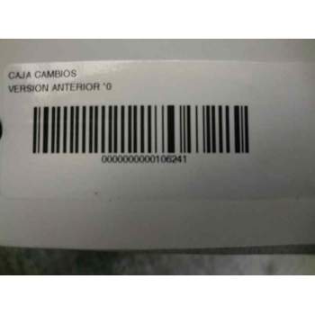 Recambio de caja cambios para lada forma (21099) 1.5 referencia OEM IAM AK12M2  9375