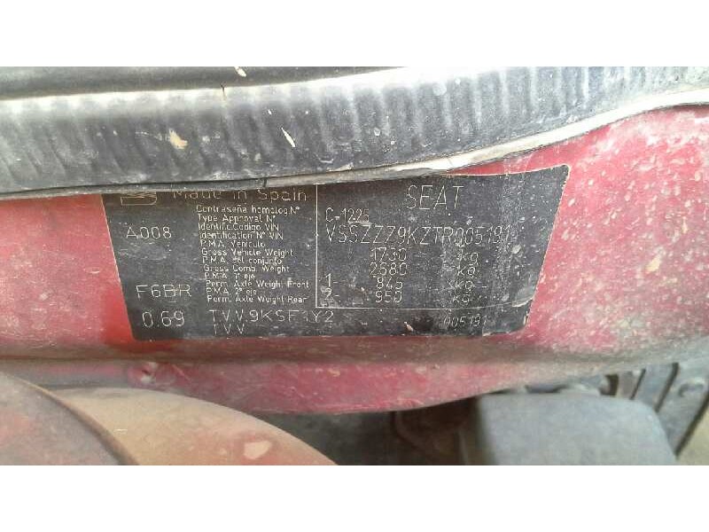 seat inca (6k9) del año 1996