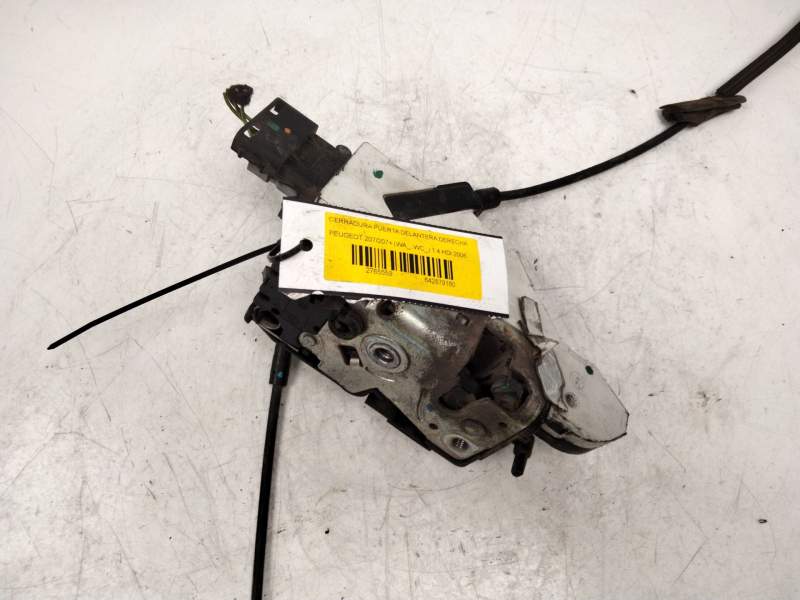 Recambio de cerradura puerta delantera derecha para peugeot 207/207+ (wa_, wc_) 1.4 hdi referencia OEM IAM 9136W2  