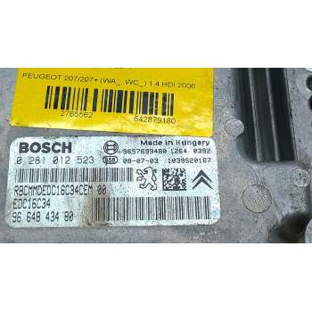 Recambio de centralita motor uce para peugeot 207/207+ (wa_, wc_) 1.4 hdi referencia OEM IAM 9664843480  