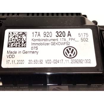 Recambio de cuadro instrumentos para volkswagen t-roc (a11, d11) 1.5 tsi referencia OEM IAM 17A920320  