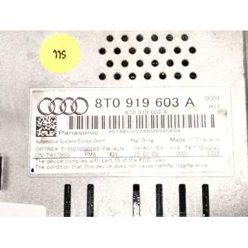 Recambio de pantalla multifuncion para audi q5 (8rb) 2.0 tdi quattro referencia OEM IAM 8T0919603  