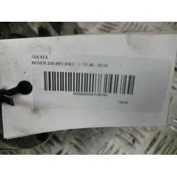 Recambio de culata para mg serie 200 (xw) 2.0 16v cat referencia OEM IAM LDF10278  94461