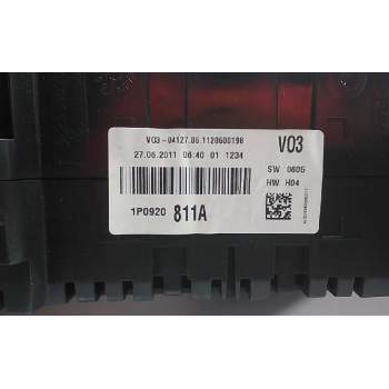 Recambio de cuadro instrumentos para seat leon (1p1) reference referencia OEM IAM 1P0920811A  