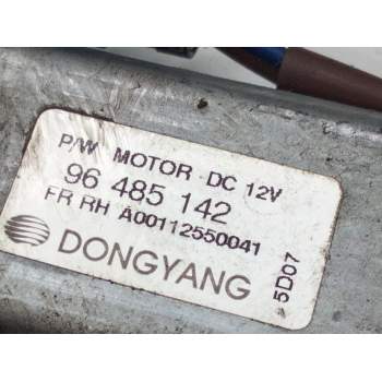 Recambio de elevalunas delantero derecho para chevrolet matiz sx referencia OEM IAM 96485142  