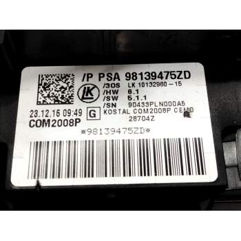 Recambio de mando intermitentes y limpia para citroën c4 cactus feel referencia OEM IAM 98139475ZD  