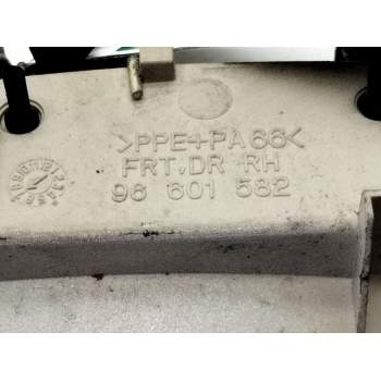 Recambio de maneta exterior delantera derecha para chevrolet matiz sx referencia OEM IAM 96601582  