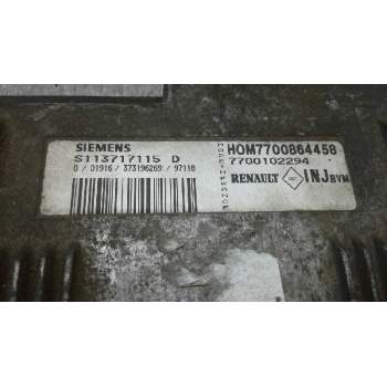 Recambio de centralita motor uce para renault laguna (b56) 1.8 referencia OEM IAM S113717115D HOM7700864458 7700102294