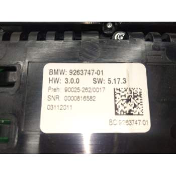 Recambio de mando climatizador para bmw 5 (f10) 525 d referencia OEM IAM 926374701  