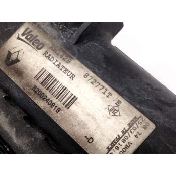 Recambio de radiador agua para renault kangoo 1.5 dci diesel referencia OEM IAM 8200240818  